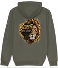 BEREIT FÜR ALLES Hoodie Khaki – Rückseite