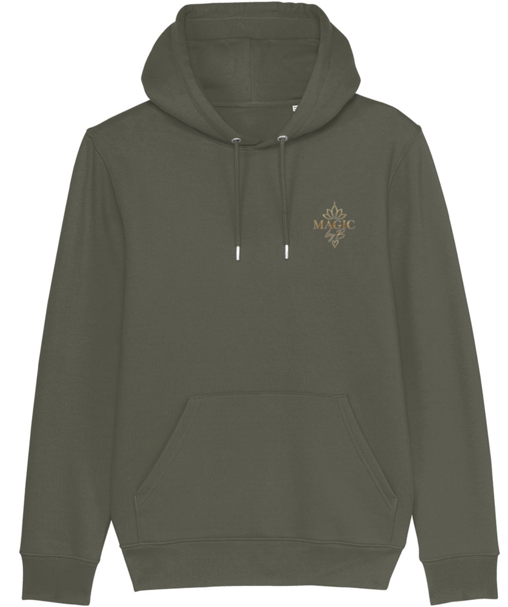 BEREIT FÜR ALLES Hoodie Khaki – Vorderseite