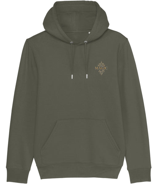 BEREIT FÜR ALLES Hoodie Khaki – Vorderseite