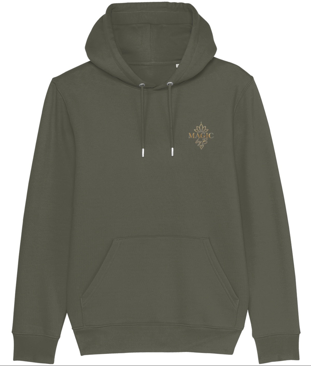 MEHR ICH Hoodie Khaki – Vorderseite